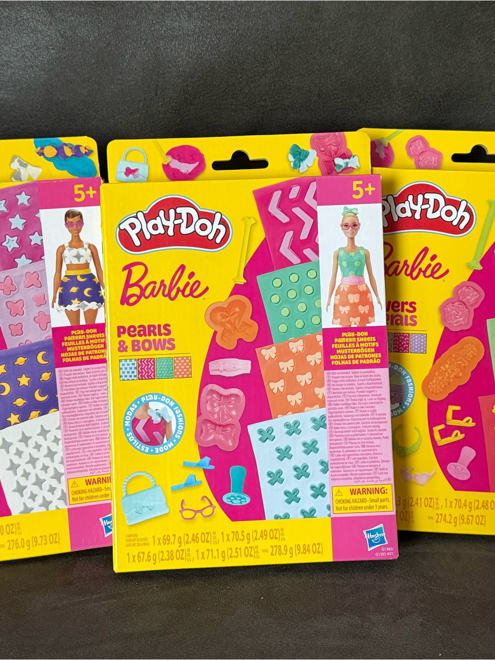 Barbie and Play-Doh collab, trío collection set